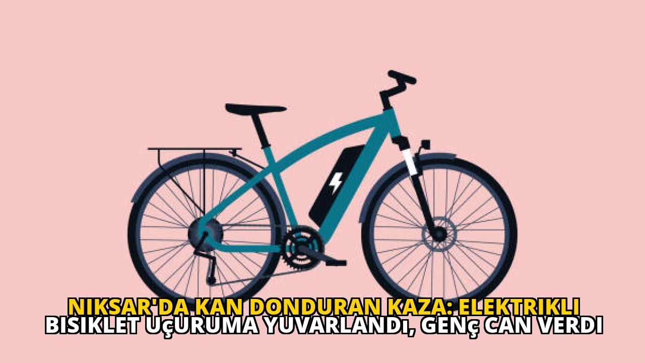 Niksar'da kan donduran kaza: Elektrikli bisiklet uçuruma yuvarlandı, genç can verdi
