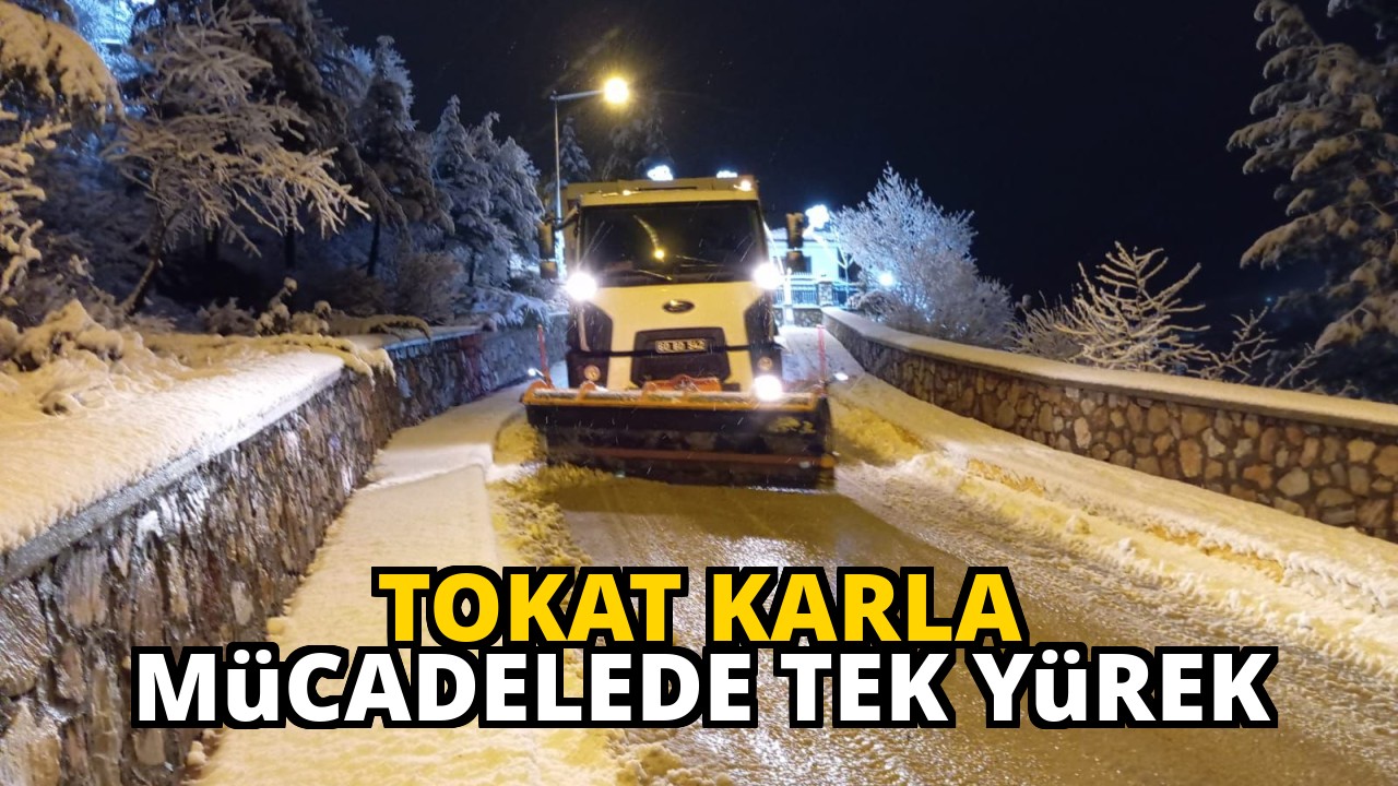 Tokat Karla Mücadelede Tek Yürek