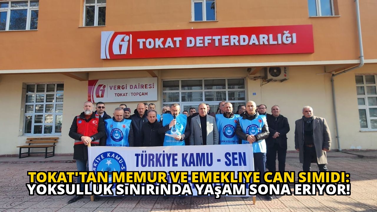 Tokat'tan memur ve emekliye can simidi: Yoksulluk sınırında yaşam sona eriyor!