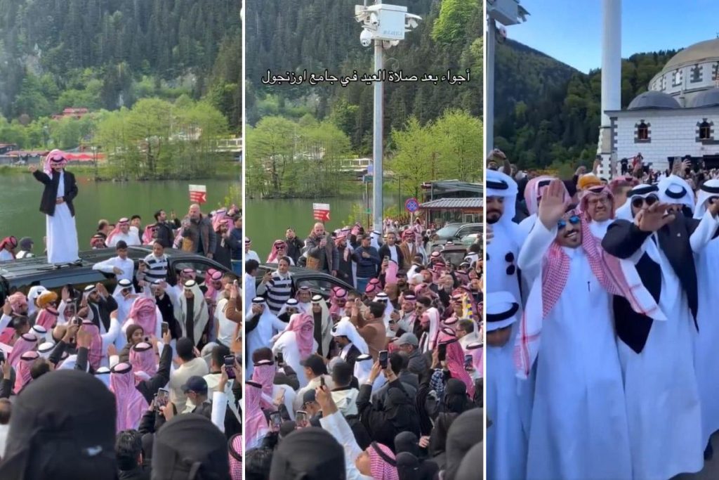 Uzungöl’de bayram tatili yoğunluğu ve Arap turist görüntüleri tartışma yarattı